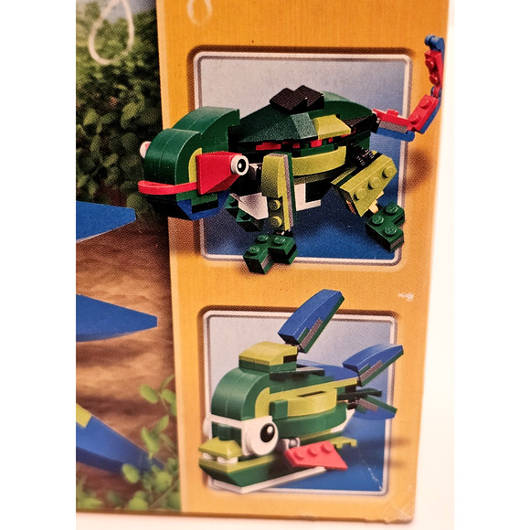 RAINFOREST ANIMALS Parrot Frog & Fly LEGO Creator 3in1 Set #31031 RETIRED Sealed - Picture 4 of 13
